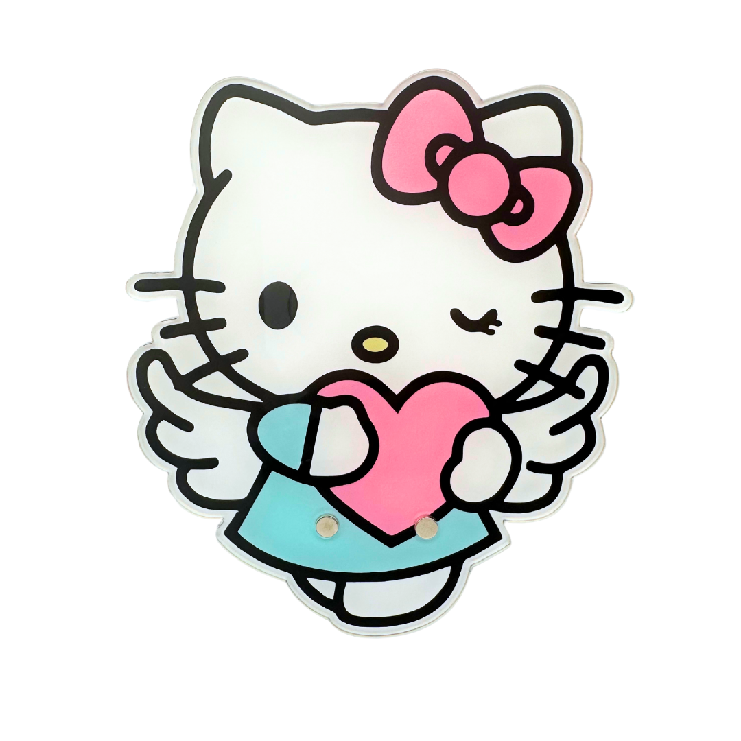 Winking Kitty Acrylic Magnetic Lash Tile